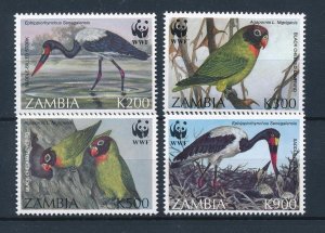 [53573] Zambia 1996 Birds Oiseaux�Uccelli   MNH WWF