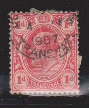 TRANSVAAL Scott # 282 Used - King Edward VII