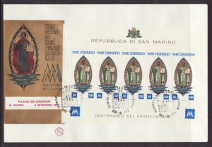 San Marino 916 U/A FDC