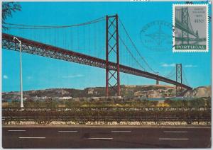 63618 - PORTUGAL - POSTAL HISTORY: MAXIMUM CARD 1966 -  ARCHITECTURE  Bridge