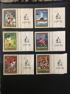 Worldwide,middle east Stamps, MMH, 1974, Asian Game