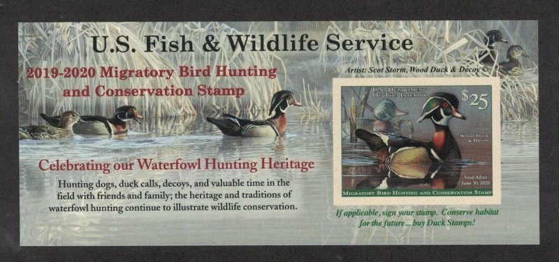 RW86A - Federal Duck Stamp. Single.  MNH.OG. #02 RW86A