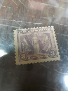 1919 Victory mint hinged with pre print wrinkle