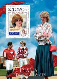 SOLOMON ISLANDS 2014 SHEET PRINCESS DIANA ROYALTY slm14112b