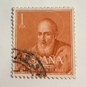 Spain 1960 Scott 939 used - 1p, St John of Ribera