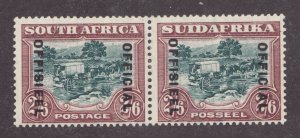 1946 South Africa Sc #O20 official - 2sh6p Wagon Train - MH stamps Cv$80