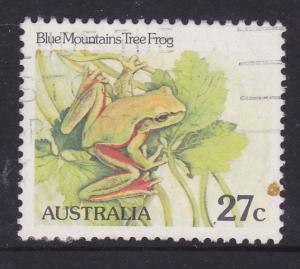Australia #790 1981 Wildlife-Tree Frog 27c -used