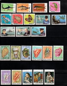 MALDIVES Selection Of Mostly MNH Stamps - All Different