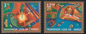 Norway 1168-1169 MNH CV $8.00