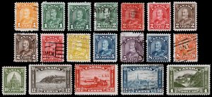 Canada Scott 162-177 (1930-31) Used/Mint LH F-VF Complete Set, CV $167.50 M