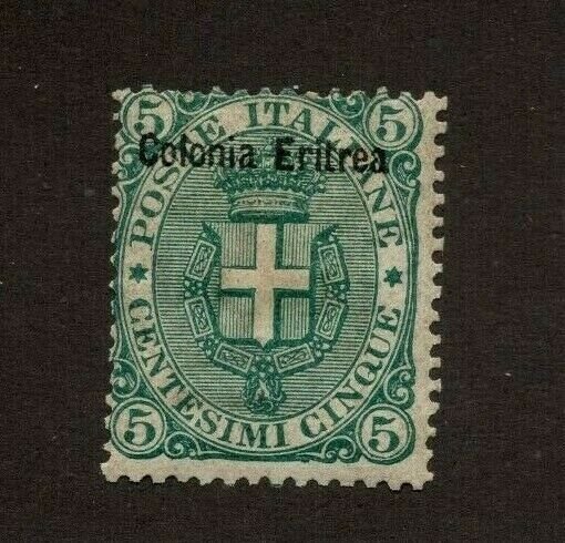 Eritrea Italy Africa Scott 3 Mint OG F Catalog $160