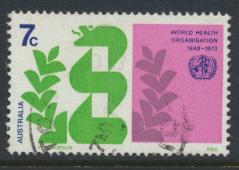 Australia  Sc# 545  WHO   Caduceus & Laurel Used 