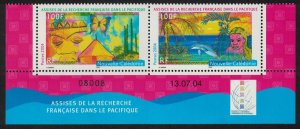 New Caledonia Dolphin Butterfly 2v Bottom pair 2004 MNH SG#1335-1336