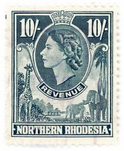 (I.B) Northern Rhodesia Revenue : Duty Stamp 10/-