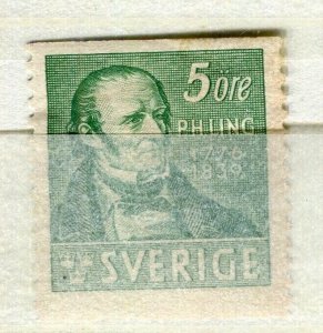 SWEDEN; 1939 early Ling Aniversary issue fine Mint hinged 5ore. value