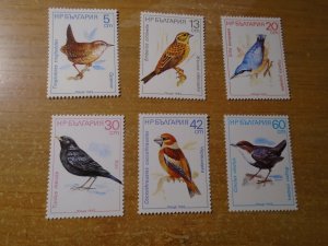 Bulgaria  #  3281-86  MNH   Birds