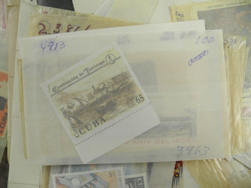 CUBA,  Excellent accumulation of Stamps, Sheets, others