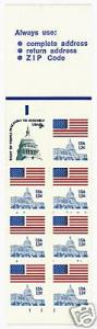 BK131 $1.00 dollar vending booklet w/1590 & 1623 se-ten
