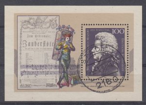 Germany 1991 Sc#1691 Mi#SS 26 used (BU1343)