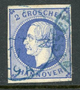 Germany 1859 Hannover 2gr Ultra SG # 20 VFU Z807