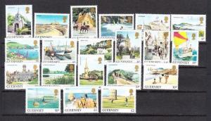 Guernsey Scott 283-302 Mint NH (Catalog Value $18.75)