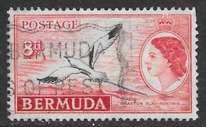 Bermuda 153: 8d White-tailed Tropicbird (Phaethon lepturus), used, F-VF