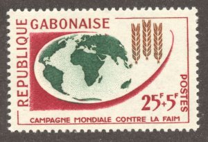 Gabon Scott B5 MNHOG - 1963 Freedom From Hunger Issue - SCV $1.00