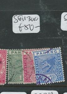 MALAYA PAHANG (P0610B) TIGER SET OF 3  SG 11-3  VFU 