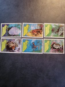 Stamps Belize 646-51 used