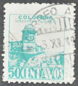 DYNAMITE Stamps: Colombia Scott #C140  USED