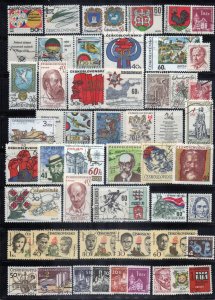 Czechoslovakia Stamp Collection Used Architecture Sports Space ZAYIX 0424S0284