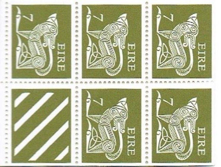 IRELAND 1975 - 50p STAMP BOOK OF DEFINITIVES - SG SB24 