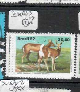 BRAZIL  SC 1801-1803 ANIMALS  MOG  P0828H