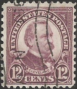 # 693 Used Brown Violet Grover Cleveland