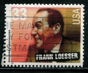 3350 US 33c Broadway Songwriters, used