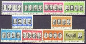 ST.VINCENT  435-444 MNH 1975 U.S.BICENTENNIAL