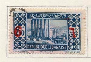 Lebanon 1937-42 Early Issue Fine Used 6p. Surcharged 221344