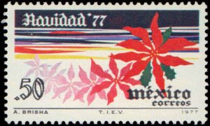 Mexico #1159, Complete Set, 1977, Christmas, Never Hinged