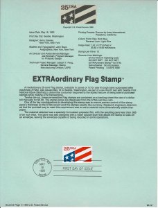 US SP898 ATM Flag Souvenir Page #2475