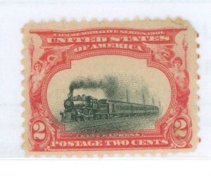 United States #295 Mint (NH) Single (Train)