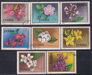 Poland 1972 Sc 1935-42 Native Flowering Shrubs Stamp CTO