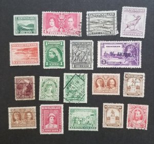 NEWFOUNDLAND Used Stamp Lot T4942