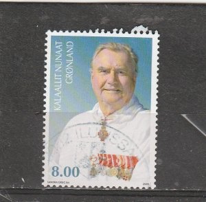 Greenland  Scott#  541  Used  (2009 Prince Henrik, 75th Birthday)