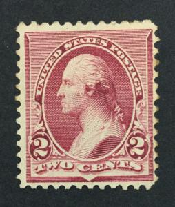 US #219D MINT OG H $190 LOT #5427