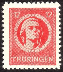 1945, Germany, Soviet Occupation of Thuringia, MNH, Sc 16N6