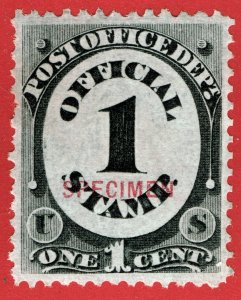 [0752] 1875 Scott#O47S 1¢ Black cv :$45