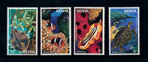 [99765] Kenya 1980 Marine life fish turtle  MNH