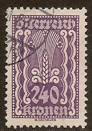 Austria 1922 Issue Scott # 274 Used. Free Shipping for All Additional Items.