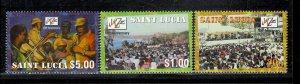 ST. LUCIA SC# 1136-38 VF/MNH