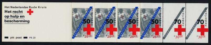 Netherlands B592a Booklet PB29 MNH Red Cross